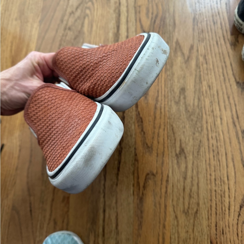 Vans Women's Slip-On Sneakers in Rust Brown - Picture 3 of 7